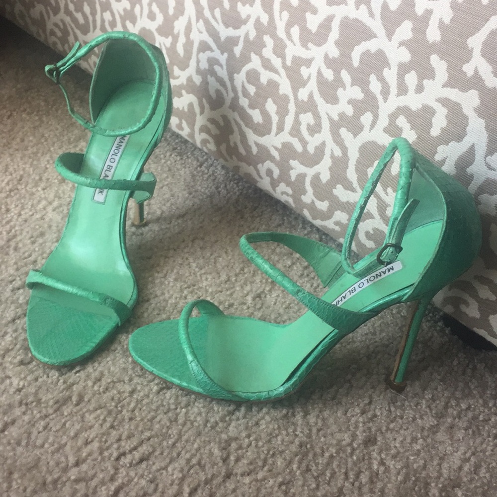 Manolo Blahnik Bombita Heels - Picture 2 of 5